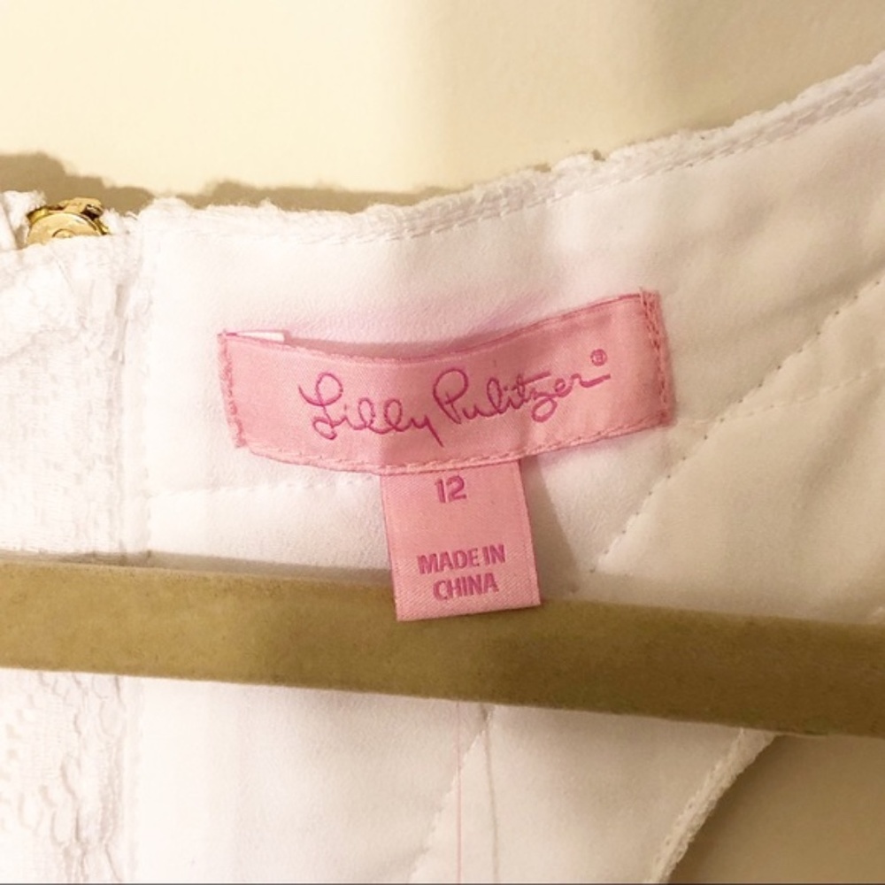 Lilly Pulitzer Litzia Resort White Lace Mini Dress - Picture 2 of 5